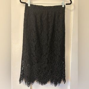 Black Lace Skirt